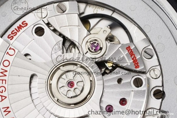 0328 Fashionable Seamaster Diver 300M ZF 1:1 Best Edition Blue Ceramic Blue Dial on Blue Rubber Strap A 7822